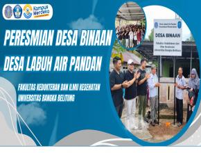 Peresmian Desa Binaan Desa Labuh Air Pandan